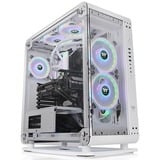 Thermaltake Core P6 Tempered Glass Snow midi tower behuizing Wit | 4x USB-A | 1x USB-C | Window