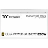 Thermaltake Toughpower GT Snow modulaire 1200 watt voeding  Wit, 5x PCIe