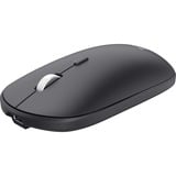 Trust Lyra Multi-Device Wireless Keyboard & Mouse, desktopset Zwart, US lay-out, Scissor switches, 800 - 1.600 dpi, 2,4 GHz USB, Bluetooth, 65%