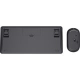 Trust Lyra Multi-Device Wireless Keyboard & Mouse desktopset Zwart, US lay-out (QWERTY), Scissor switches, 65%, 800 - 1.600 dpi, 2,4 GHz USB, Bluetooth