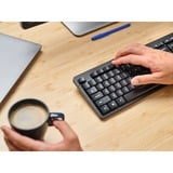 Trust Ody II Silent Wireless Keyboard, toetsenbord Zwart, EU lay-out (QWERTY), Membraan