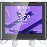 XYZ PC Gear Hydroview AIO 240 waterkoeling Wit, ARGB, PWM