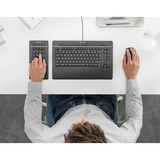 3DConnexion Keyboard Pro with Numpad, toetsenbord Zwart, US lay-out, Scissor switches