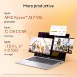 ASUS Vivobook 14 M1407GA-LY012W 14"  Copilot+ laptop Zilver | Ryzen 7 445 | Radeon 840M | 16 GB | 512 GD SSD