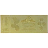  Back to the Future: Biff Tannen Museum Entrance 24k Gold Plated Ticket Replica decoratie Goud