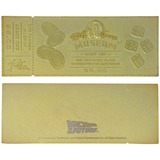  Back to the Future: Biff Tannen Museum Entrance 24k Gold Plated Ticket Replica decoratie Goud