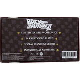  Back to the Future: Biff Tannen Museum Entrance 24k Gold Plated Ticket Replica decoratie Goud