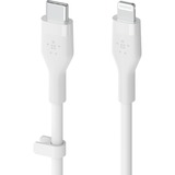 Belkin BOOSTCHARGE Flex USB-C-kabel met Lightning-connector Wit, 2 meter