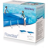 Bestway Flowclear cover steel pro rechthoek 259 afdekzeil Blauw