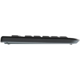 CHERRY KW 3000 toetsenbord Zwart, EU lay-out (QWERTY), Rubberdome, 100%, 2,4GHz