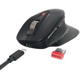 CHERRY Stream mouse ultimate Zwart/koper, 6.000 dpi, Bluetooth / 2.4 GHz / USB