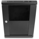 DeLOCK 10″-netwerkkast met glazen deur server rack Zwart, 8U