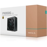 DeepCool PX850G modulaire 850 watt voeding  Zwart, 1x 12V-2x6, 3x PCIe