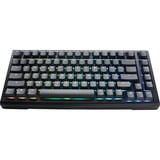 Ducky ProjectD Tinker 75 met QMK/VIA RGB mechanisch toetsenbord Zwart, US lay-out (QWERTY), Cherry MX Red, 75%, RGB leds, Double-shot PBT, Hot-swappable, Gasket mount