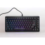 Ducky ProjectD Tinker 75 met QMK/VIA RGB mechanisch toetsenbord Zwart, US lay-out (QWERTY), Cherry MX Red, 75%, RGB leds, Double-shot PBT, Hot-swappable, Gasket mount