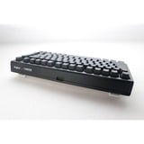 Ducky ProjectD Tinker 75 met QMK/VIA RGB mechanisch toetsenbord Zwart, US lay-out (QWERTY), Cherry MX Red, 75%, RGB leds, Double-shot PBT, Hot-swappable, Gasket mount