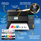 Epson EcoTank ET-3950 all-in-one inkjetprinter Zwart, Scannen, Kopiëren, Wi-Fi, inclusief tot 3 jaar inkt