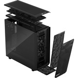 Fractal Design Meshify 2 XL Light Tempered Glass Big Tower behuizing Zwart | 2x USB-A | 1x USB-C | Window