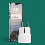 Frient Smart Plug Mini 2 Type F (Schuko) stekker Wit, Zigbee 3.0