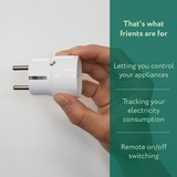 Frient Smart Plug Mini 2 Type F (Schuko) stekker Wit, Zigbee 3.0
