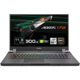 GIGABYTE AORUS 17G XC-8EE6430SH, 17.3" laptop Zwart, 512 GB SSD, Wifi 6, 2,5-Gb LAN, RTX 3070, Win 10 Home
