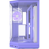 HYTE HYTE Y50 Taro Milk midi tower behuizing Paars | 2x USB-A | 1x USB-C | RGB | Window