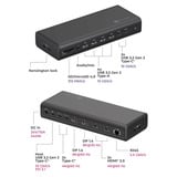 ICY BOX IB-DK7401-CU31 17-in-1 Notebook DockingStation Zwart