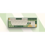 Iqunix F97 Camping Wireless Mechanical Keyboard Groen, US lay-out (QWERTY), IQUNIX Moonstone Turbo, 96%, RGB leds, Hot-swappable, PBT, 2.4GHz | Bluetooth 5.1 | USB-C