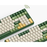 Iqunix F97 Camping Wireless Mechanical Keyboard Groen, US lay-out (QWERTY), IQUNIX Moonstone Turbo, 96%, RGB leds, Hot-swappable, PBT, 2.4GHz | Bluetooth 5.1 | USB-C