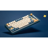 Iqunix ZX75 Sky Encounter Wireless Mechanical Keyboard Blauw, US lay-out (QWERTY), IQUNIX Little Prince, 75%, RGB leds, Hot-swappable, Double-shot PBT, 2.4GHz | Bluetooth 5.1 | USB-C