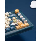 Iqunix ZX75 Sky Encounter Wireless Mechanical Keyboard Blauw, US lay-out (QWERTY), IQUNIX Little Prince, 75%, RGB leds, Hot-swappable, Double-shot PBT, 2.4GHz | Bluetooth 5.1 | USB-C
