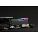 KLEVV 32 GB DDR5-6000 (2x 16 GB) Kit werkgeheugen Zwart, KD5AGUA80-60A300G, CRAS V RGB, XMP 3.0, EXPO