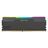 KLEVV CRAS V RGB 31.912109375 GB DDR5-6000 (2x 15.9560546875 GB) werkgeheugen Zwart, KD5AGUA80-60A300G, XMP, EXPO