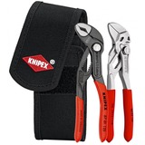 KNIPEX Mini-tangenset in gereedschapsriem Rood/zwart