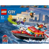 LEGO City - Reddingsboot Brand Constructiespeelgoed 60373