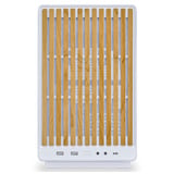 Lian Li A3-mATX White (Wood Edition) midi tower behuizing Wit/houtkleur | 2x USB-A | 1x USB-C | Tempered Glass