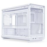 Lian Li A3-mATX White (Wood Edition) midi tower behuizing Wit/houtkleur | 2x USB-A | 1x USB-C | Tempered Glass