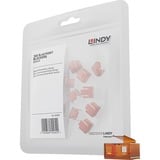 Lindy RJ45 Port Blocker diefstalbeveiliging Oranje, 20 stuks