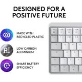 Logitech MX Mechanical Mini voor Mac, toetsenbord Lichtgrijs, US-International, Cherry MX-Technologie