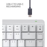 Logitech MX Mechanical Mini voor Mac, toetsenbord Lichtgrijs, US lay-out, Cherry MX-Technologie