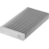 OWC Express 1M2 2 TB externe SSD Zilver/aluminium, USB4 / Thunderbolt