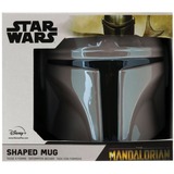 Paladone Star Wars: The Mandalorian - Mandalorian Shaped Mug mok Grijs