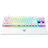 Razer Huntsman V3 Pro TKL, gaming toetsenbord Wit, US lay-out, Razer Analog Optical Gen 2, RGB leds, TKL, PBT double-shot