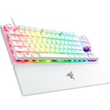 Razer Huntsman V3 Pro TKL, gaming toetsenbord Wit, US lay-out, Razer Analog Optical Gen 2, RGB leds, TKL, PBT double-shot