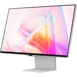 Samsung ViewFinity S9 S90PC 27" 5K Ultra HD monitor Zwart/zilver, 1x Mini DisplayPort, 3x USB-C, 1x Thunderbolt, Wi-Fi 5, BT, Webcam