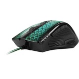 Sharkoon Drakonia  gaming muis Groen/zwart, Avago 9500 laser, 500 - 5000 dpi, Retail