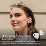 Shokz OpenDots 2 bone conduction headset Wit, Bluetooth® 6.1