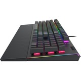 SilentiumPC GK650K Omnis Kailh Red RGB, gaming toetsenbord Zwart, US lay-out, Kailh Red