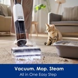 Tineco Floor One S7 Steam 4-in-1 apparaat nat- en droogzuiger Wit/zwart, Stofzuigt, dweilt, stoomt en droogt | smart | oplaadbaar