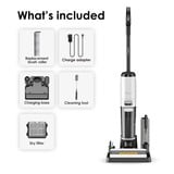 Tineco Floor One S7 Steam 4-in-1 apparaat nat- en droogzuiger Wit/zwart, Stofzuigt, dweilt, stoomt en droogt | smart | oplaadbaar